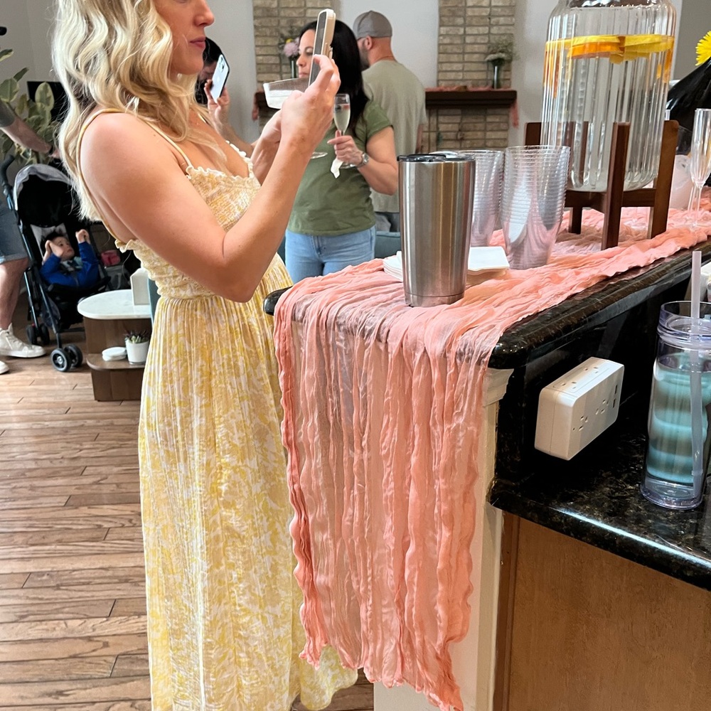 Free People Yellow Floral Midi Dress - Picture 5 of 10